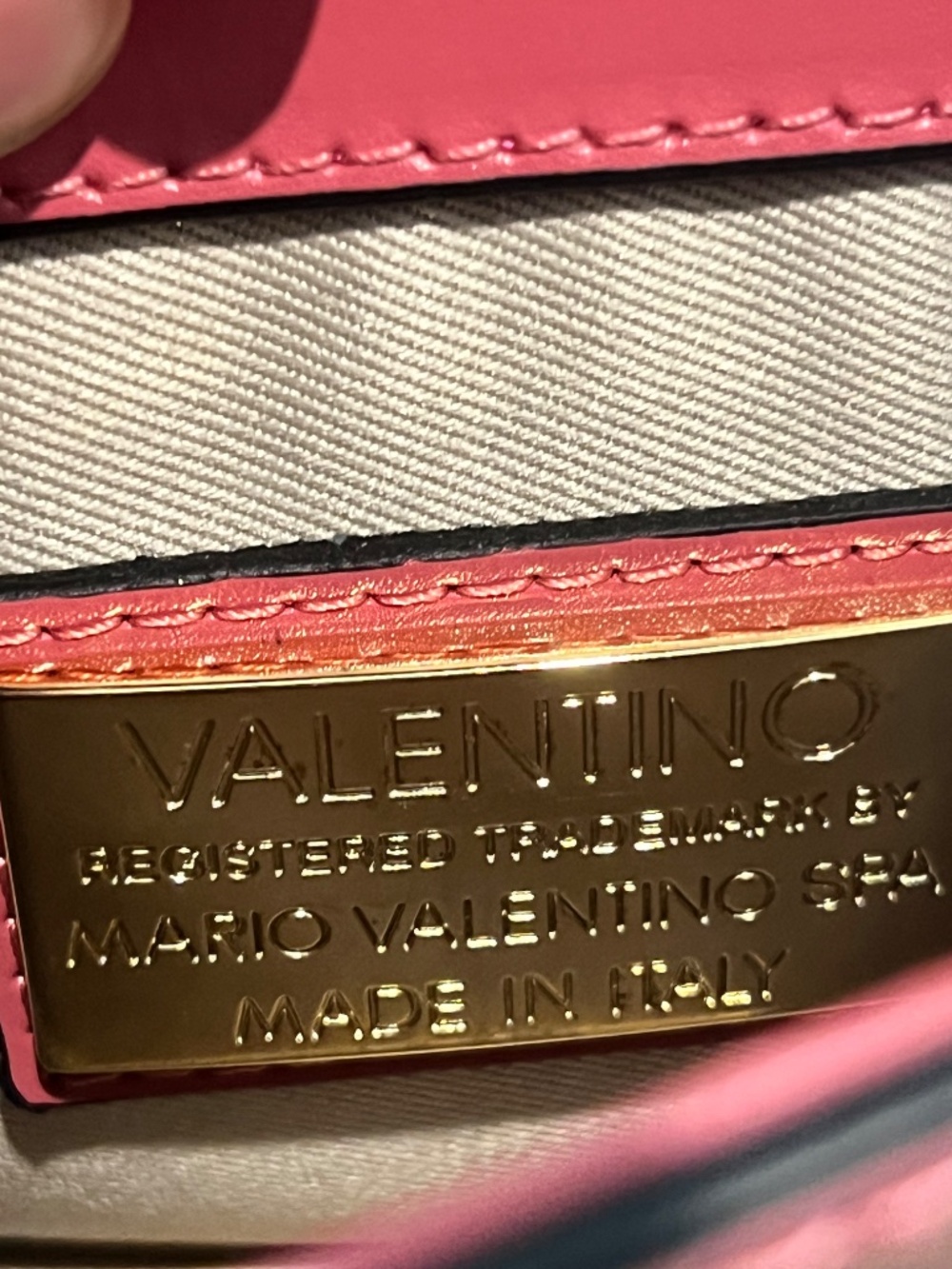 Valentino by Mario Valentino Bijou Monogram Leather Crossbody - Picture 9 of 16